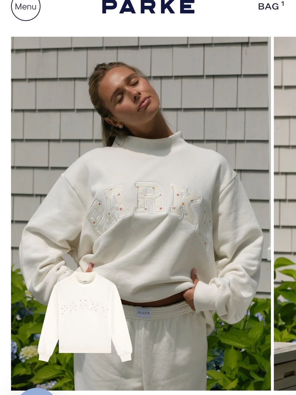 Parke Maggie collab mockneck